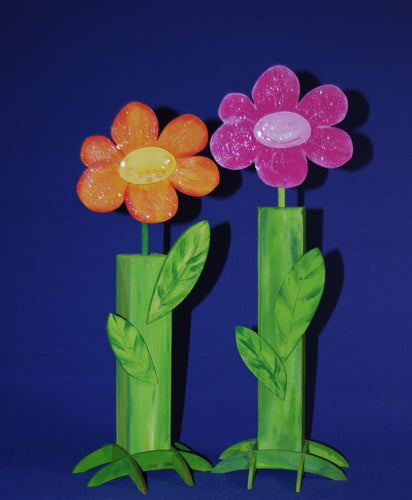   Blumen zum Basteln, Blumen zum Dekorieren, Blumen für Gartendeko, Blumen zum Geburtstag, Blumen aus Holz, Blumen zum Bemalen, Blume mit Muster, Streuteil Blume, Blumen zum Gestalten,  BLL 5612SB