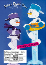 Lade das Bild in den Galerie-Viewer, Schneemann aus Holz für Kantholz, Leibgarde

