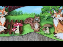 Laden und Abspielen von Videos im Galerie-Viewer, Eichhörnchen aus Holz

