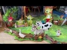 Laden und Abspielen von Videos im Galerie-Viewer, Tiere für den Bauernhof aus Holz
